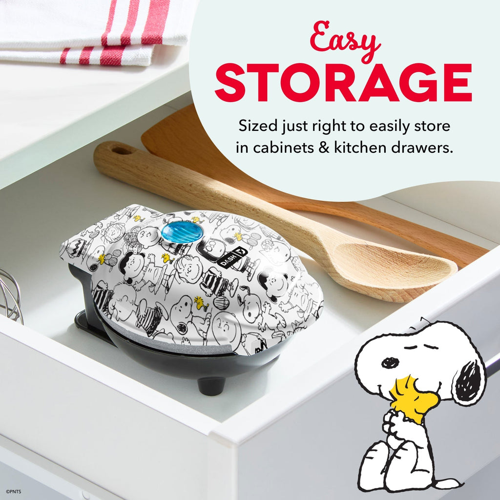 Peanuts® x Dash 75th Anniversary Mini Waffle Maker